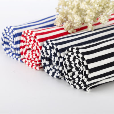 Umweltschonendes und atmungsaktive gestreiftes Strickgewebe für T-Shirts