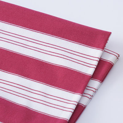 Gesunde und glatte, starke, langlebige, natürliche gestreifte Strickstoffe für T-Shirts