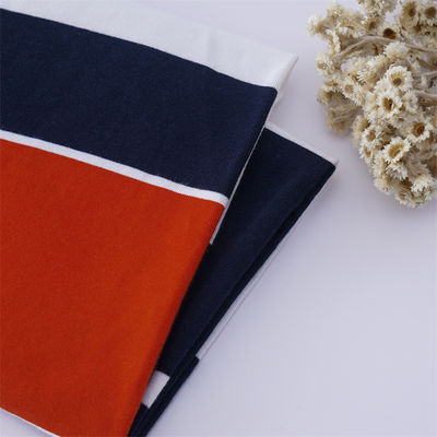 Ein guter Preis. Hautfreundliches, natürliches, schweißabsorbierendes gestreiftes Strickgewebe für den Freizeitgebrauch Online