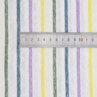 Komfortable, langlebige und hautfreundliche, atmungsaktive gestreifte Strickstoffe für T-Shirts