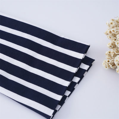 Ein guter Preis. Hochwertiges, pflegeleichtes, gesundes und glattes, gestreiftes Material für T-Shirts Online