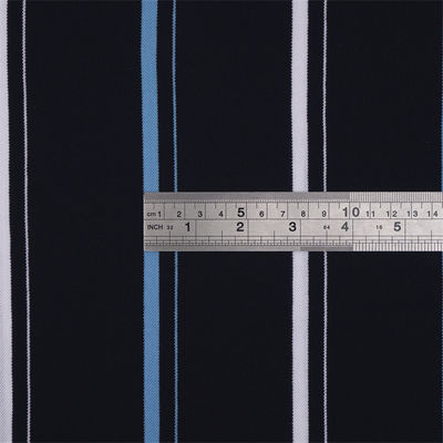 Komfortable Feuchtigkeit-Wicking Atemberaubend Dauerhaft gestreiftes Material Stoff für Polo Shirt