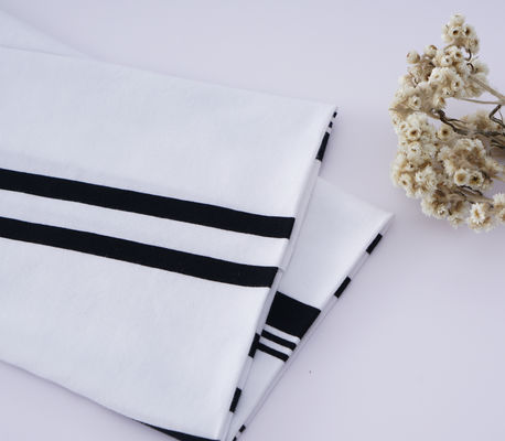 Verschleißbeständig, atmungsaktiv und umweltfreundlich Textur gestreiftes Strickgewebe für Polo-Shirt