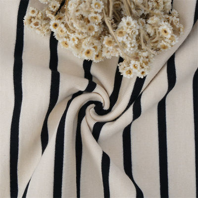 Atmungsaktive und hautfreundliche, komfortable und gesunde gestreifte Strickstoffe für T-Shirts
