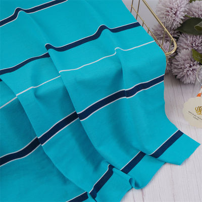 Gesund und atmungsaktiv Hautfreundlich gute Textur gestreiftes Strickgewebe für Polo Shirt