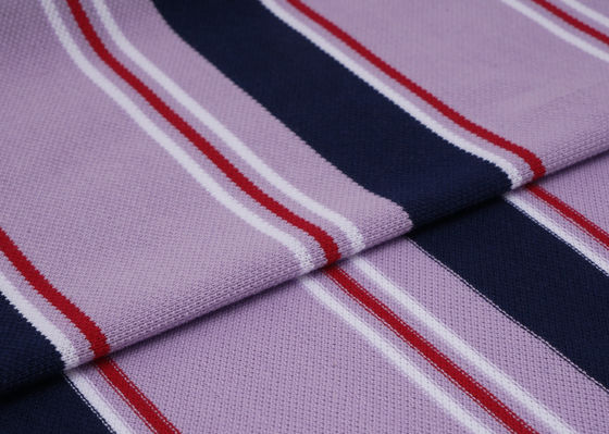 Gesundes, umweltfreundliches und atmungsaktives gestreiftes Strickgewebe für T-Shirts