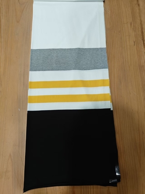 Gesunde, hautfreundliche, weiche, bequeme, gestreifte Materialstoff für T-Shirts