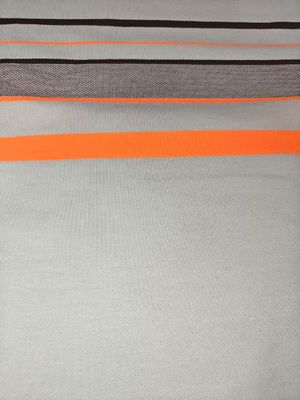 Ein guter Preis. 95% Baumwolle 5% Elasthan gestreifter Strickstoff für T-Shirts Online