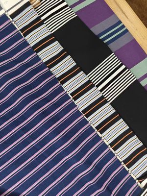 Ein guter Preis. Healthy And dureble And Comfortable Textured Striped Knit Fabric For Casual wear Online