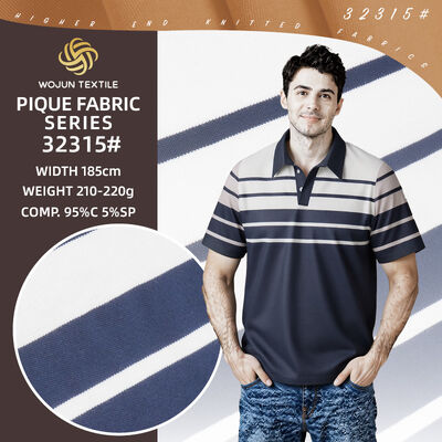 Ein guter Preis. Atmungsaktives, feuchtigkeitsableitendes und atmungsaktives, hautfreundliches Baumwoll-Piqué-Gewebe für Poloshirts Online