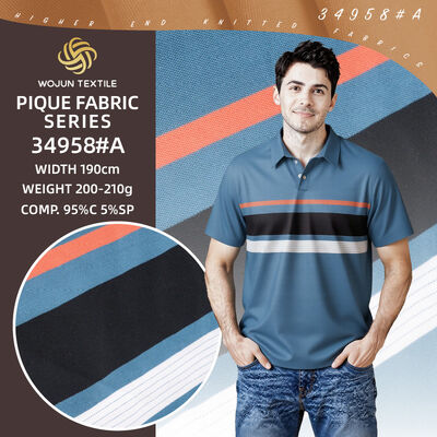 Ein guter Preis. Strippige Baumwoll-Pike-Stoffe für maßgeschneiderte Designerkollektionen Online
