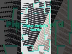 Atmungsfähiges Pique Strickgewebe, mehrfarbiges T-Shirt mit Frühlingsstreifen